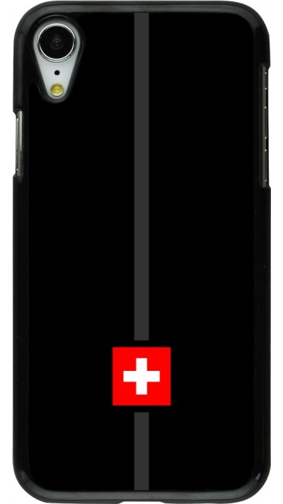 iPhone XR Case Hülle - Kanton CH schwarz