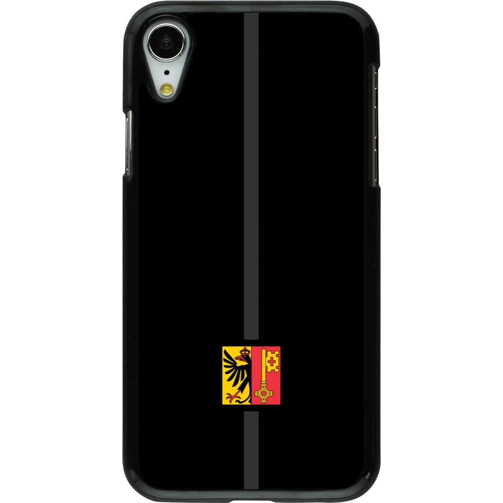 iPhone XR Case Hülle - Kanton GE schwarz