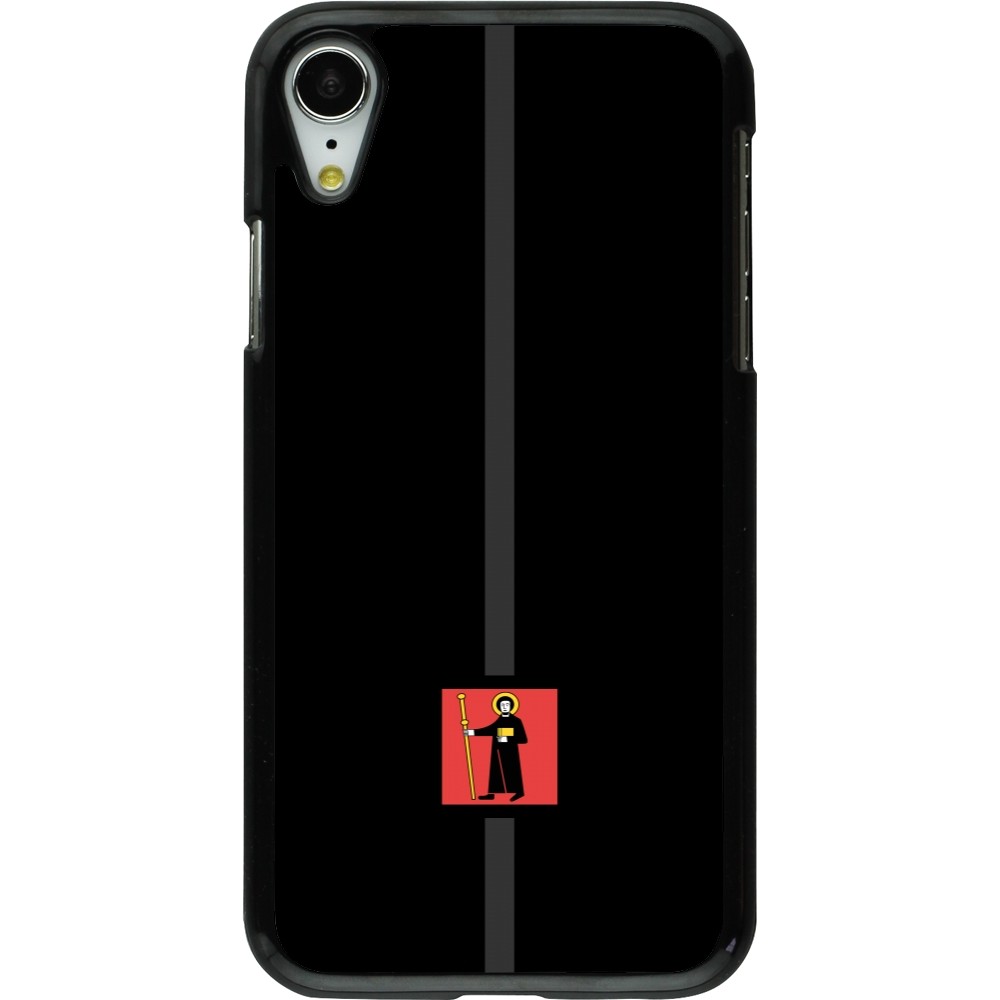 iPhone XR Case Hülle - Kanton GL schwarz
