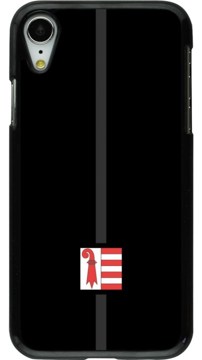 iPhone XR Case Hülle - Kanton JU schwarz