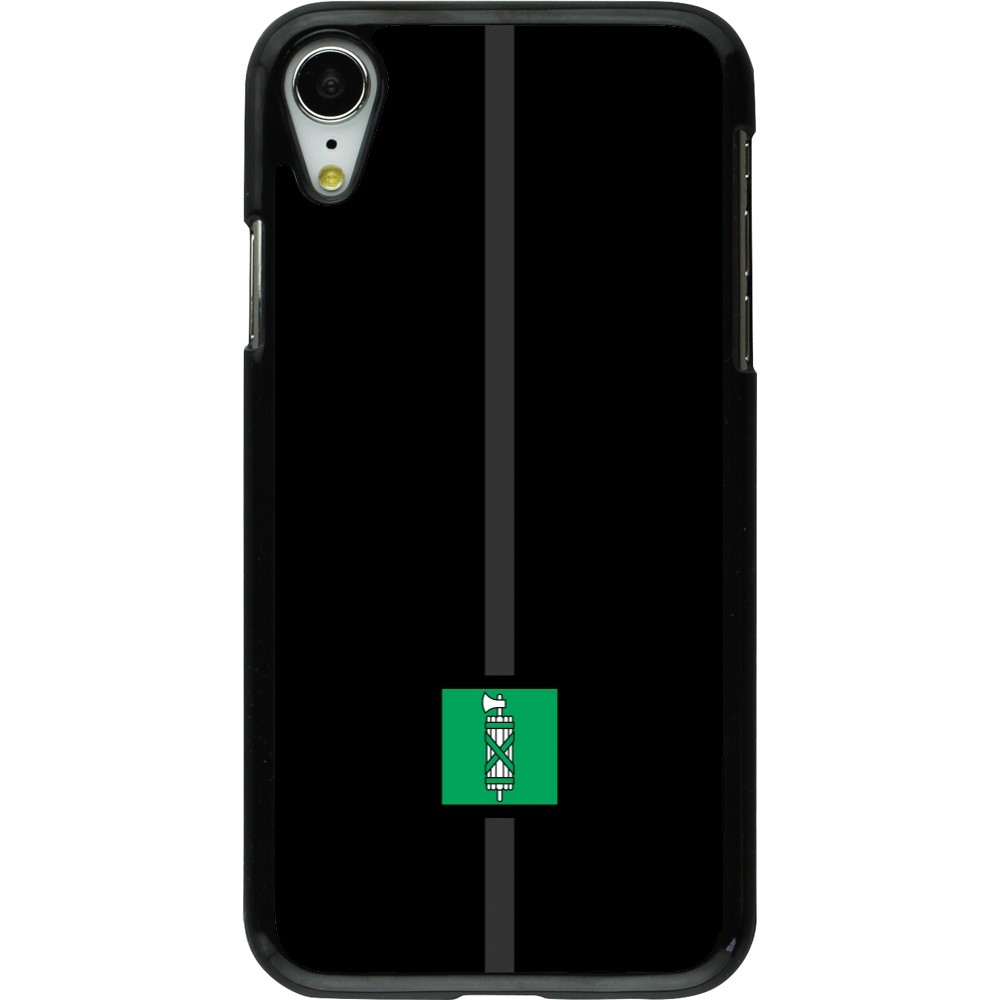 iPhone XR Case Hülle - Kanton SG schwarz