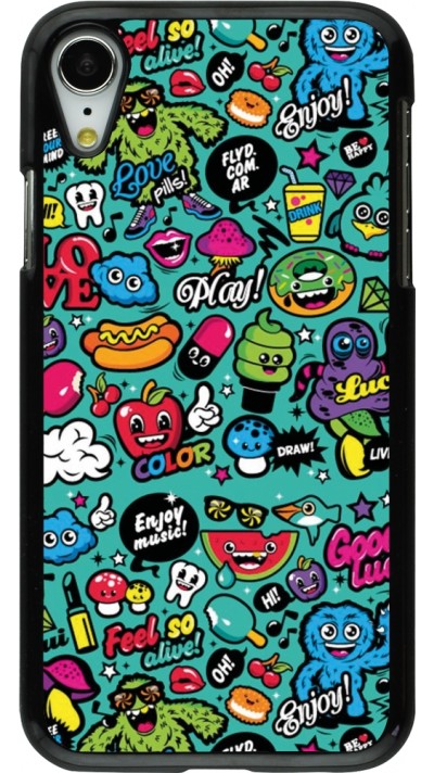 Coque iPhone XR - Cartoons old school