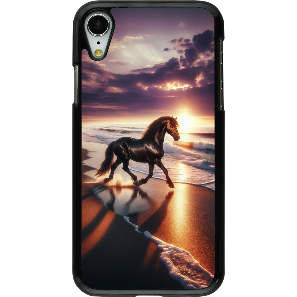 iPhone XR Case Hülle - Pferd majestätisch Strand