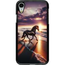 iPhone XR Case Hülle - Pferd majestätisch Strand
