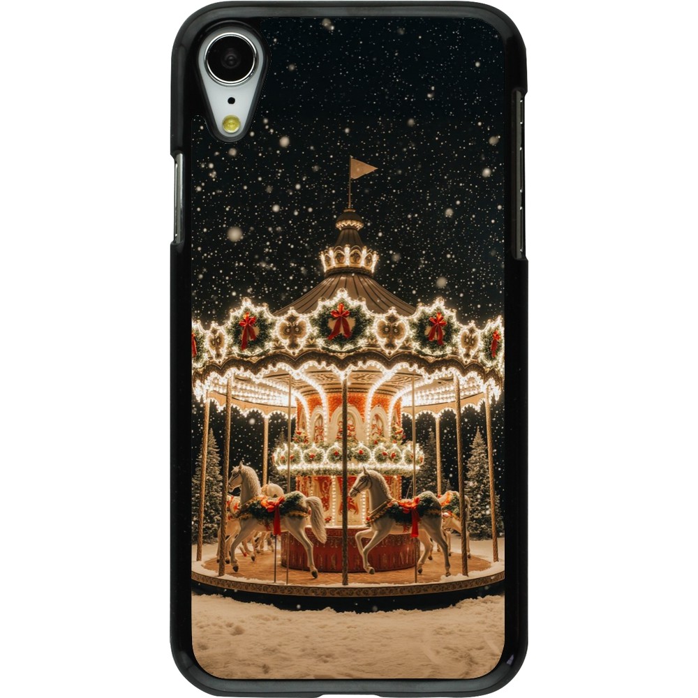 Coque iPhone XR - Christmas 25 Carousel