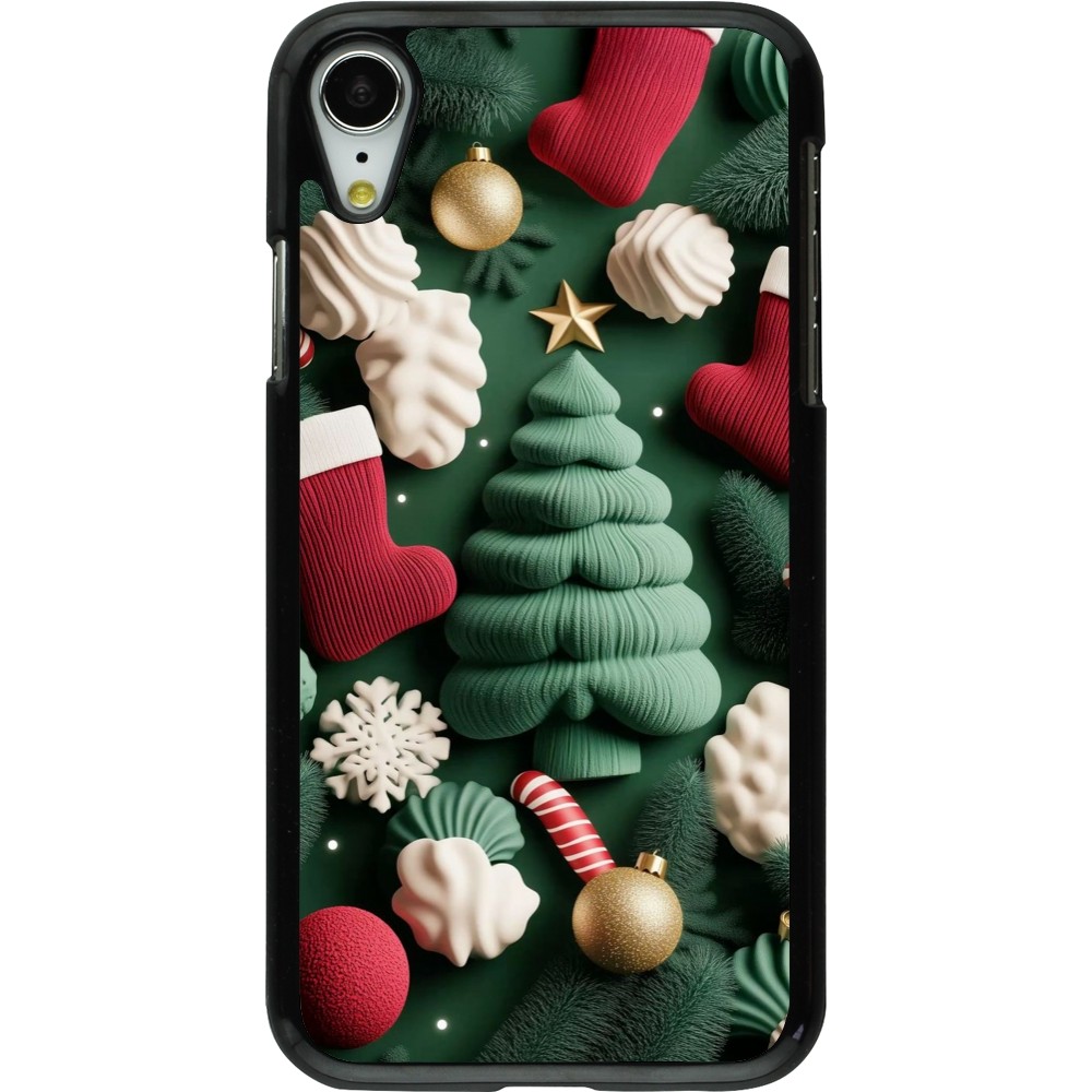 Coque iPhone XR - Christmas 25 Christmas textiles