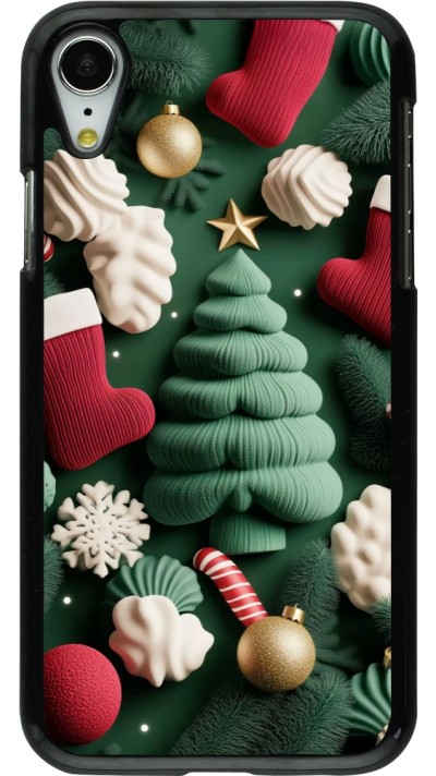 Coque iPhone XR - Christmas 25 Christmas textiles