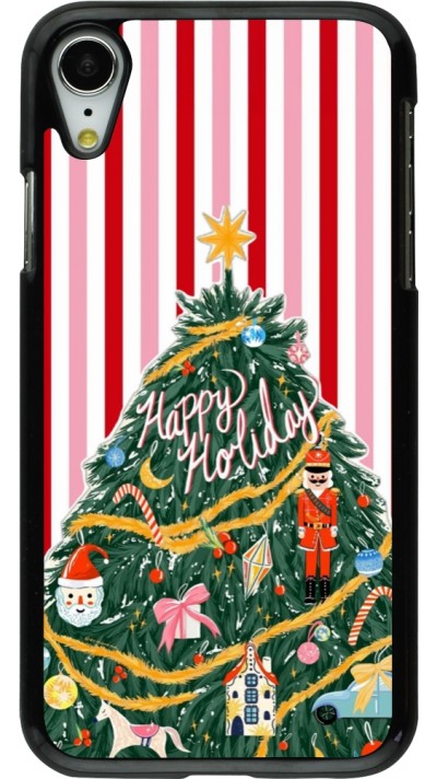 Coque iPhone XR - Christmas 25 Happy Holiday