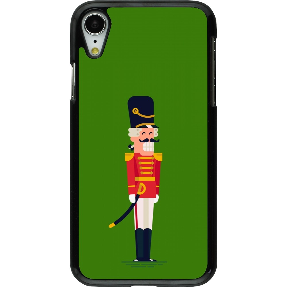 Coque iPhone XR - Christmas 25 Nutcracker Green