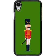 Coque iPhone XR - Christmas 25 Nutcracker Green
