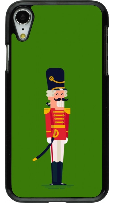 Coque iPhone XR - Christmas 25 Nutcracker Green