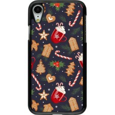 Coque iPhone XR - Christmas 25 Pattern Gingerbread House