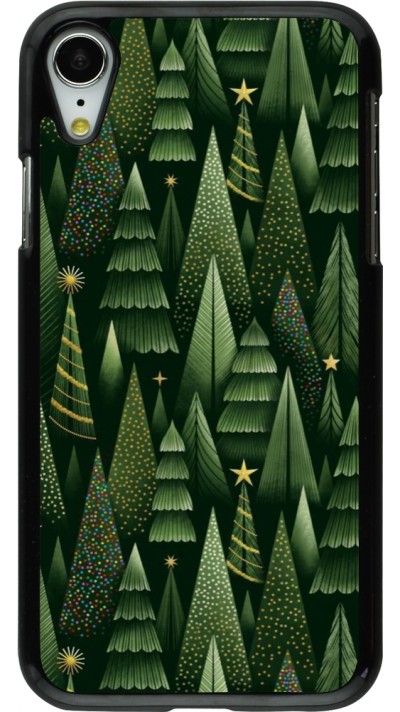 Coque iPhone XR - Christmas 25 Pattern Xmas Tree