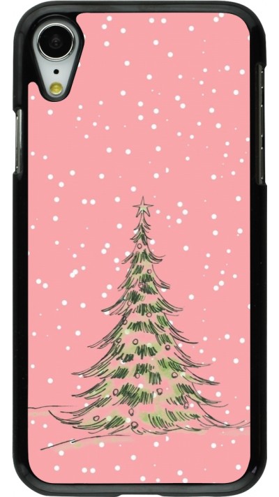 Coque iPhone XR - Christmas 25 Pink Tree