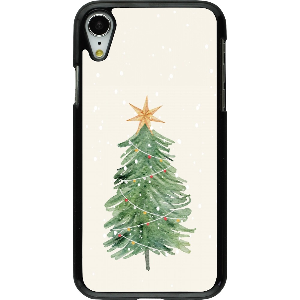 Coque iPhone XR - Christmas 25 Sketch Tree