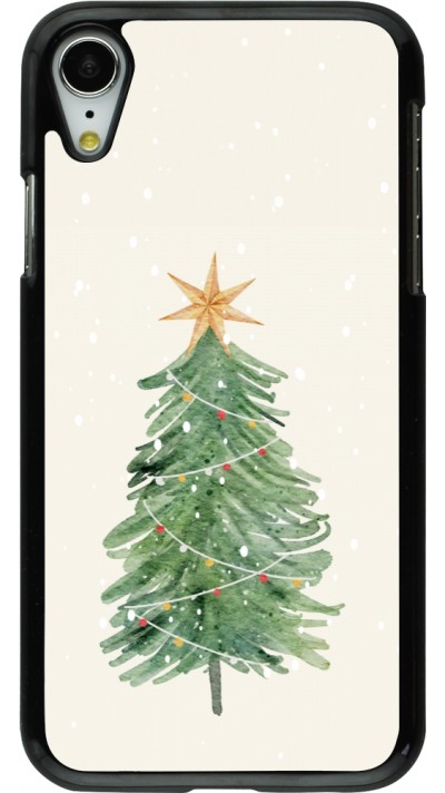 Coque iPhone XR - Christmas 25 Sketch Tree