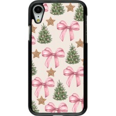 Coque iPhone XR - Christmas 25 Vintage Ribbons