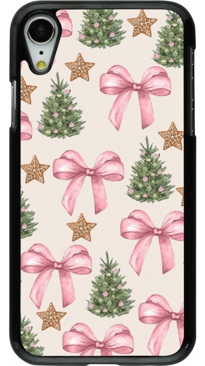 Coque iPhone XR - Christmas 25 Vintage Ribbons