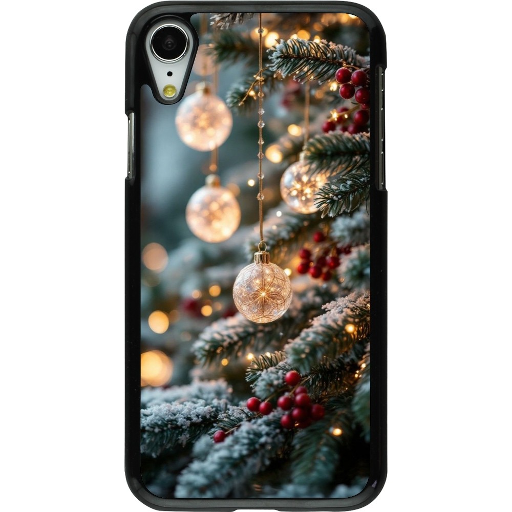 Coque iPhone XR - Christmas 25 Xmas Decorated Tree