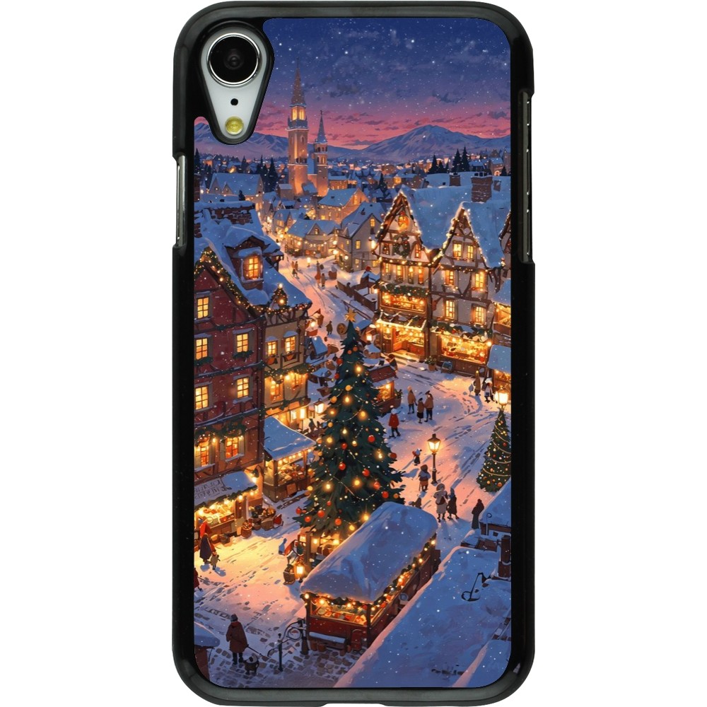 Coque iPhone XR - Christmas 25 Xmas Village