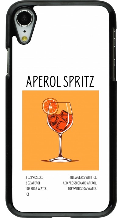 iPhone XR Case Hülle - Cocktail Rezept Aperol Spritz