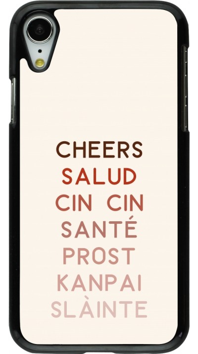 iPhone XR Case Hülle - Cocktail Cheers Salud