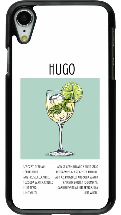iPhone XR Case Hülle - Cocktail Rezept Hugo