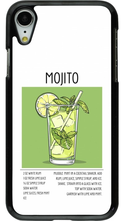 iPhone XR Case Hülle - Cocktail Rezept Mojito