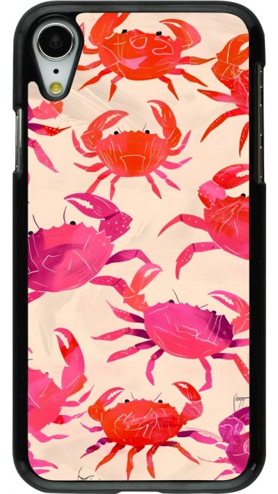 iPhone XR Case Hülle - Crabs Paint