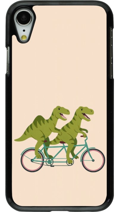 Coque iPhone XR - Dinosaurs on bikes 2026