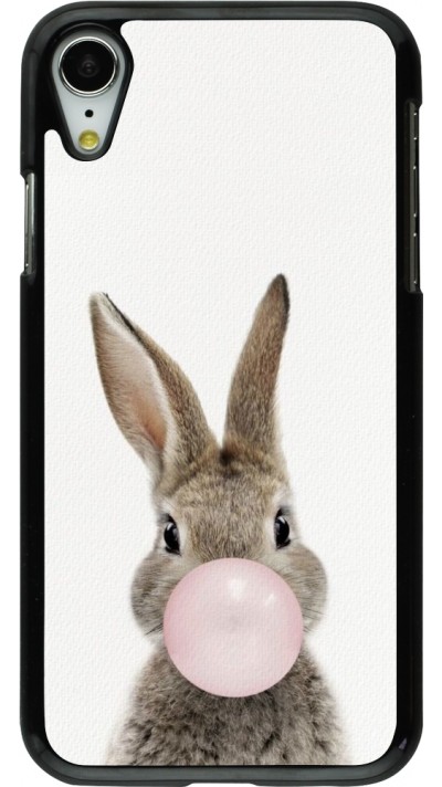 Coque iPhone XR - Easter 2023 bubble gum bunny