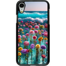 Coque iPhone XR - Flower sea waves
