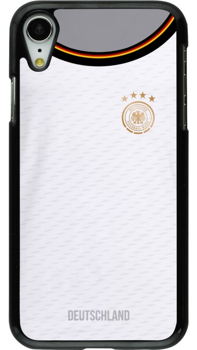 Coque iPhone XR - Maillot de football Allemagne 2022 personnalisable
