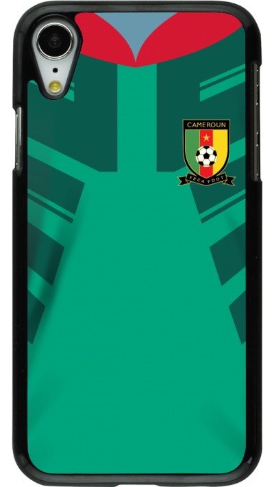 Coque iPhone XR - Maillot de football Cameroun 2022 personnalisable