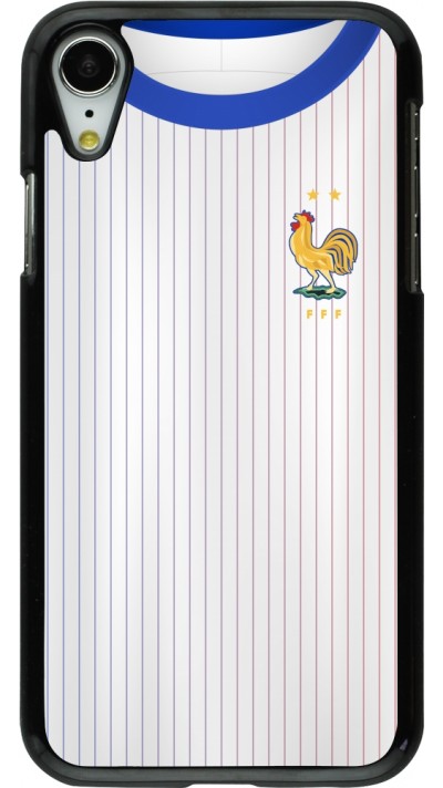 iPhone XR Case Hülle - Frankreich Away personalisierbares Fussballtrikot