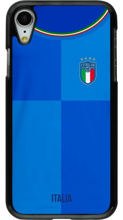 Coque iPhone XR - Maillot de football Italie 2022 personnalisable
