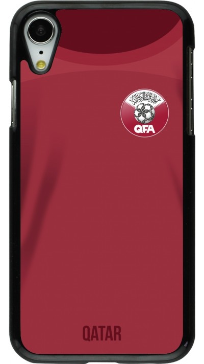 iPhone XR Case Hülle - Katar 2022 personalisierbares Fussballtrikot