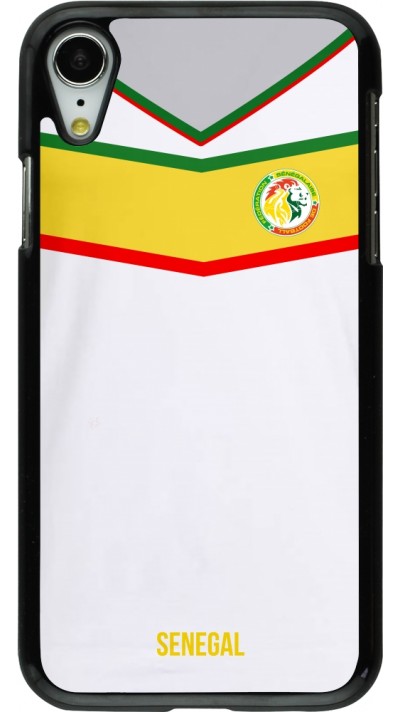 Coque iPhone XR - Maillot de football Senegal 2022 personnalisable