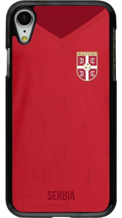 iPhone XR Case Hülle - Serbien 2022 personalisierbares Fussballtrikot