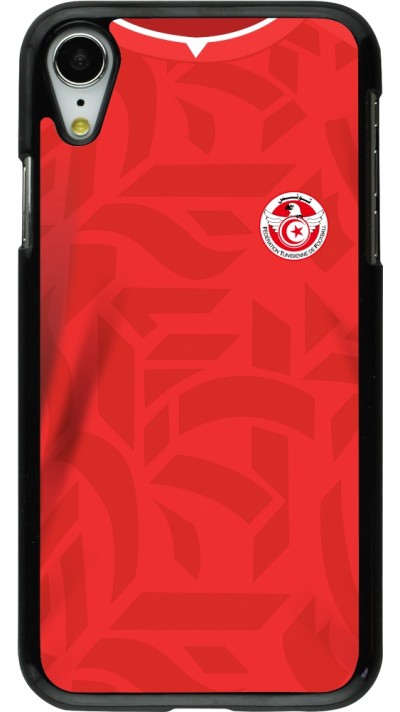 Coque iPhone XR - Maillot de football Tunisie 2022 personnalisable