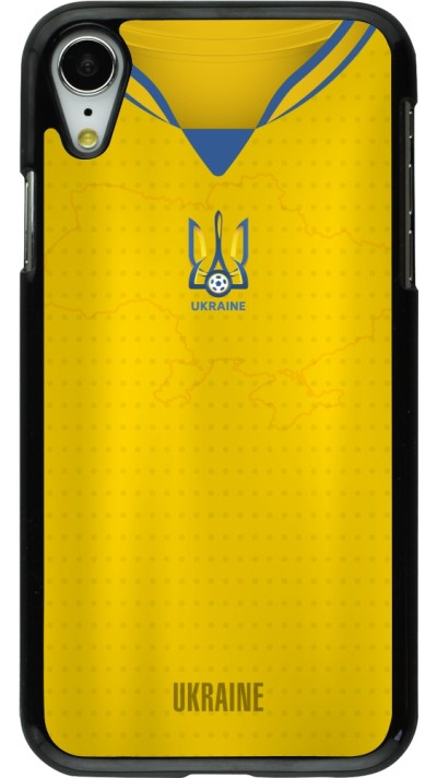 iPhone XR Case Hülle - Fussballtrikot Ukraine