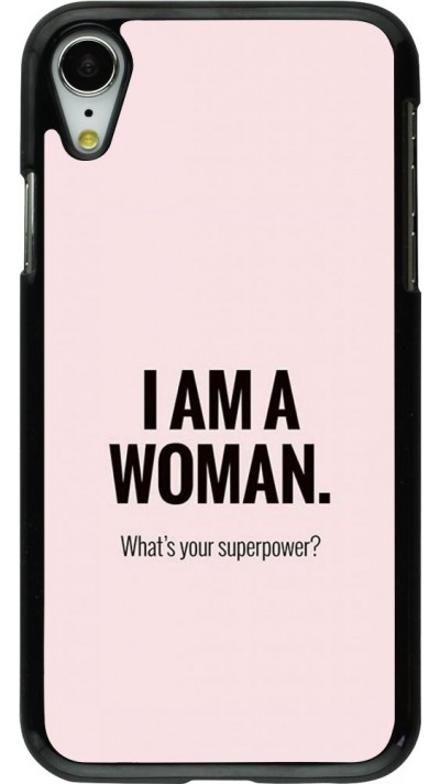 Coque iPhone XR - I am a woman