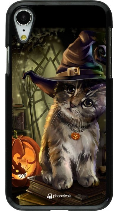 Coque iPhone XR - Halloween 21 Witch cat