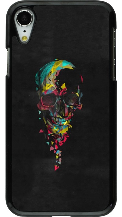 Coque iPhone XR - Halloween 22 colored skull