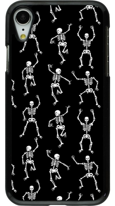 iPhone XR Case Hülle - Halloween 2024 dancing skeleton
