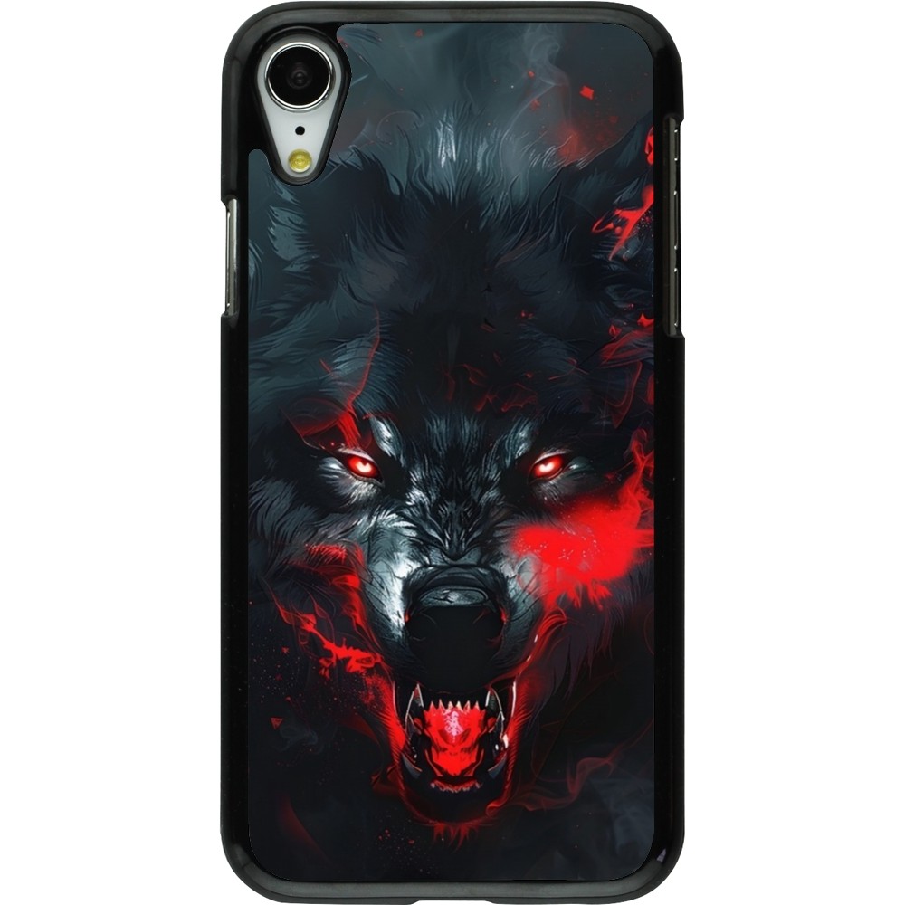 iPhone XR Case Hülle - Halloween 2024 mad werewolf
