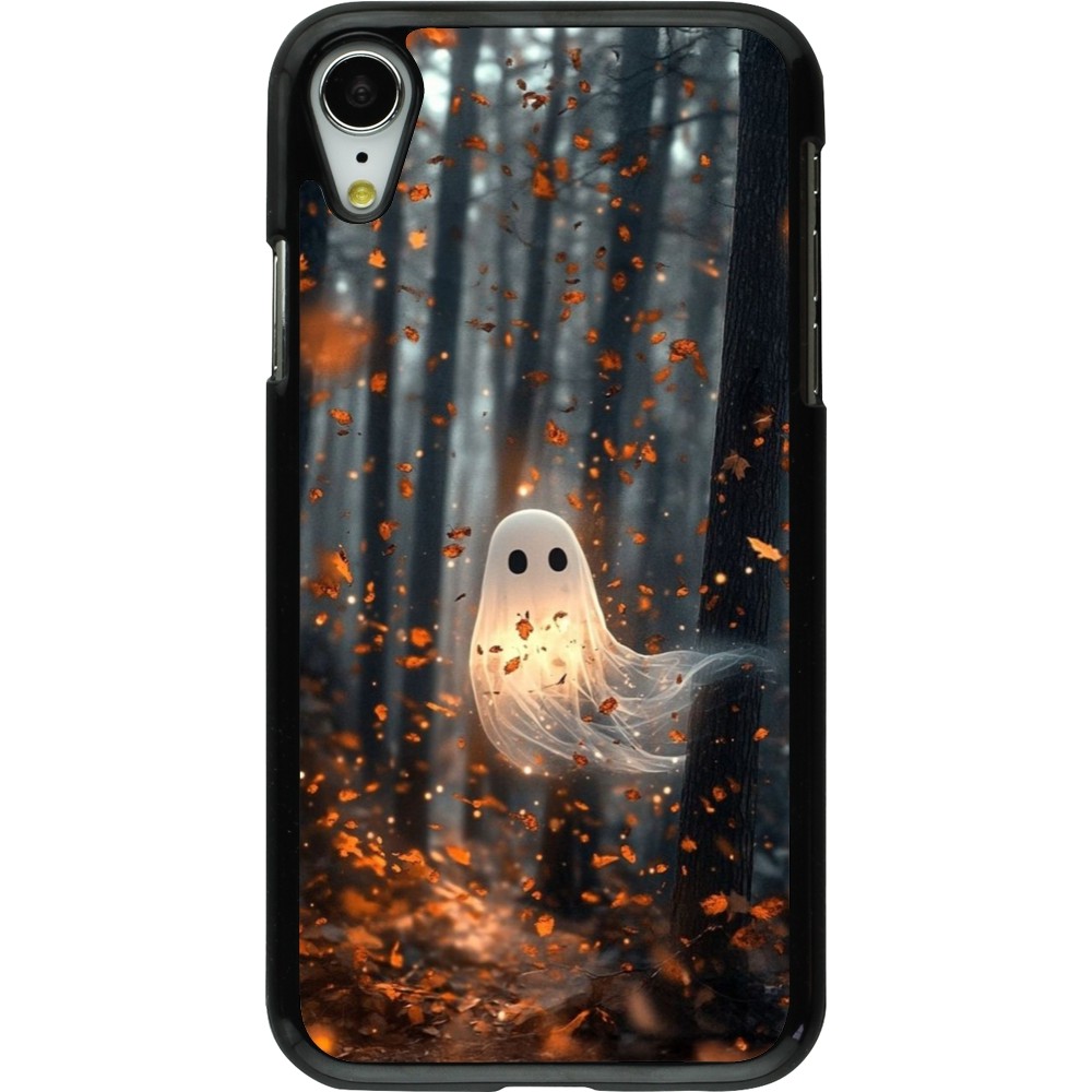 iPhone XR Case Hülle - Halloween 2025 Ghost in the forest