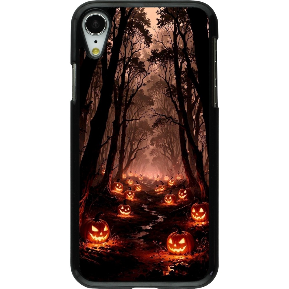 iPhone XR Case Hülle - Halloween 2025 Road of Terrifying Pumpkins
