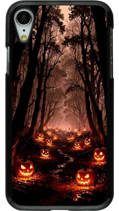 iPhone XR Case Hülle - Halloween 2025 Road of Terrifying Pumpkins