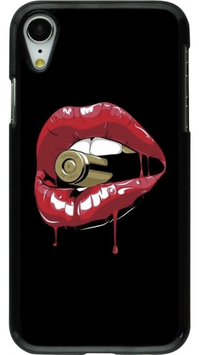 Hülle iPhone XR - Lips bullet